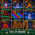 Hundreds of animated designs: Christmas classics, snow scenes, reindeer and festive messages